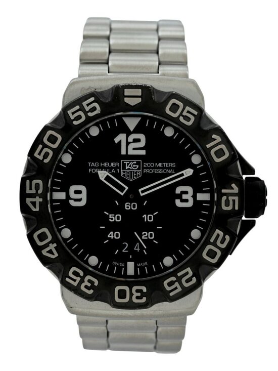 Tag Heuer 44mm Men\'s Formula 1 Black Dial Swiss Quartz Dive Watch! Ref: WAH1010! main image 13